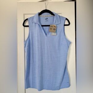 Puma Women's Cloudspun Sleeveless Golf/Tennis Polo
